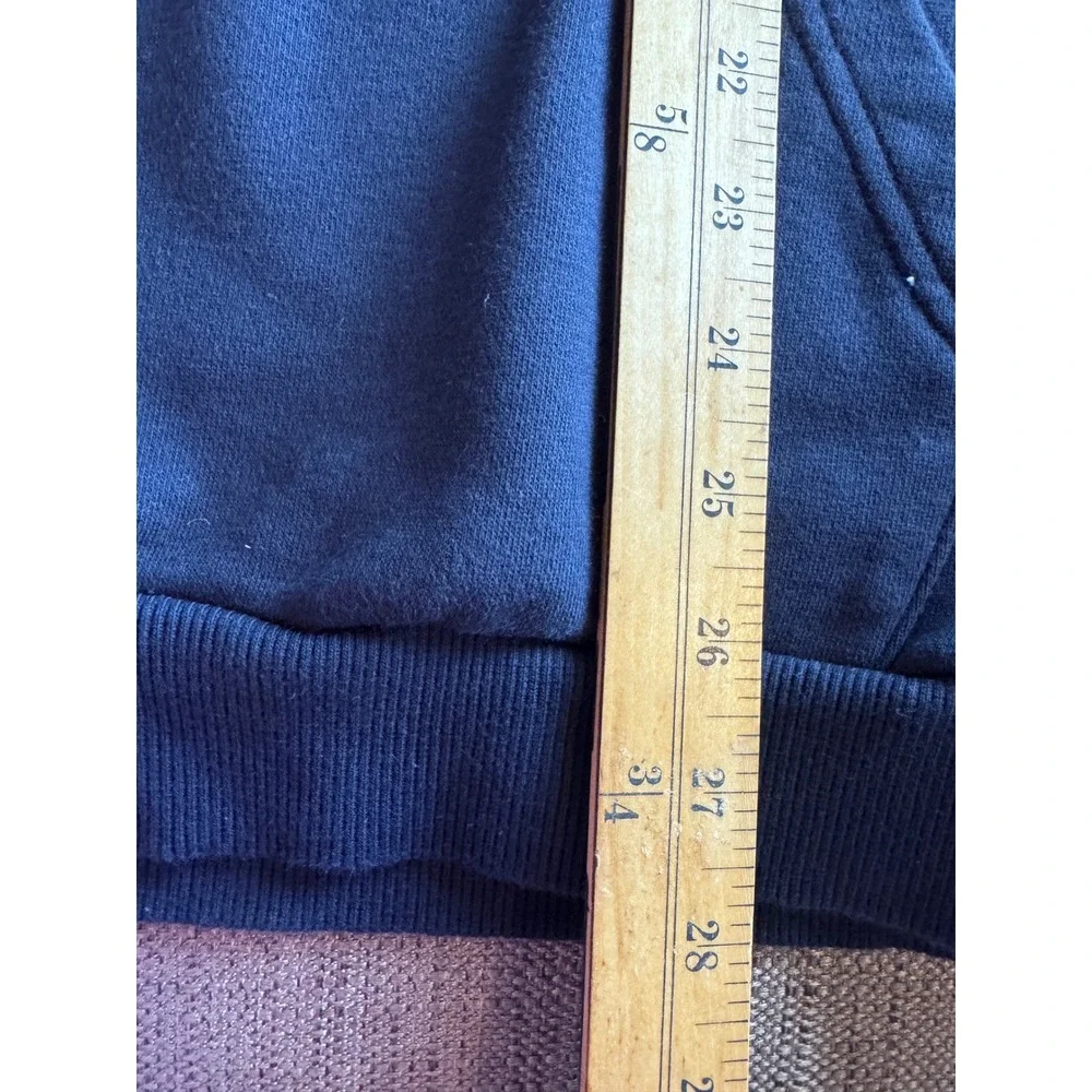 Adidas Mens Essentials Big Logo Hoodie Navy Blue XL Pullover Sweatshirt